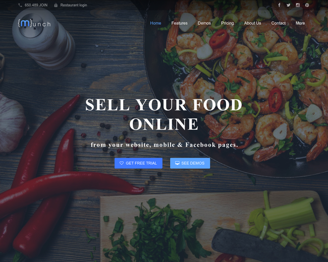 search results for category food ordering app on iterate studio munch